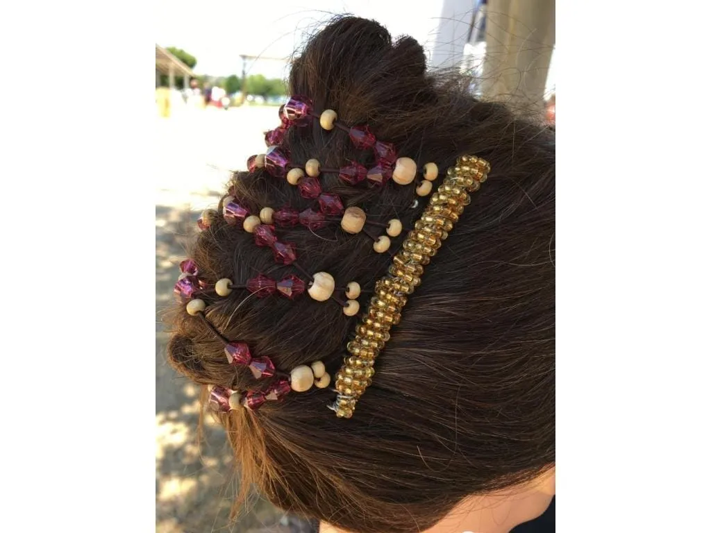 African Butterfly Wire Hair Clip - 9 Tong 717