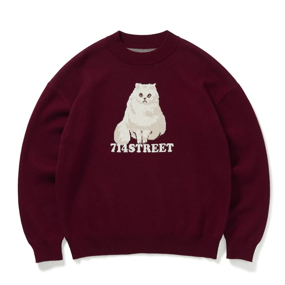 Animal hemp fabric knit sweater   N2597