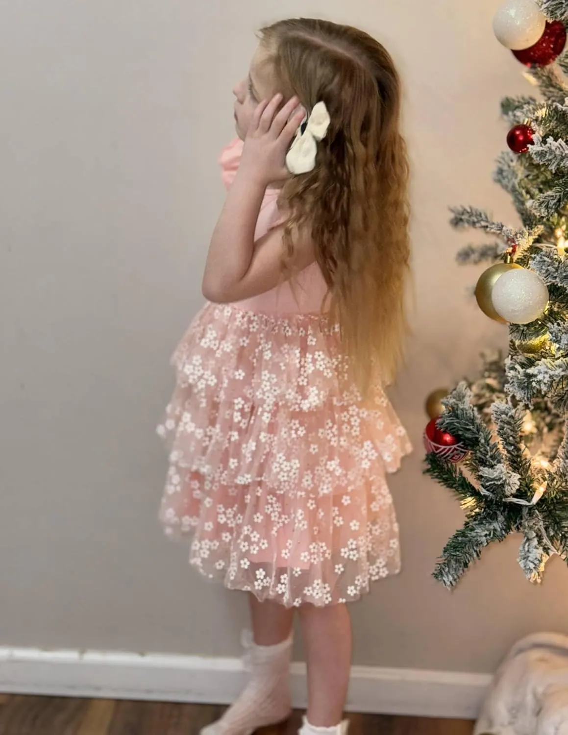 Arshiner Toddler Tutu Dress Girls Fluffy Tiered Summer Dresses Cute Party Tulle Sundress for Kids 2-7Y