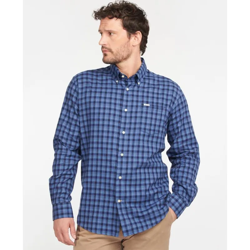 Barbour Lowfell Regular Fit Mens Shirt - Blue