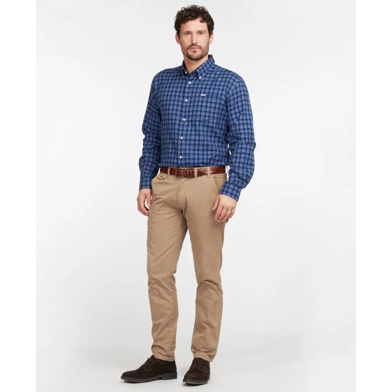Barbour Lowfell Regular Fit Mens Shirt - Blue