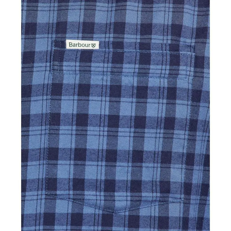 Barbour Lowfell Regular Fit Mens Shirt - Blue