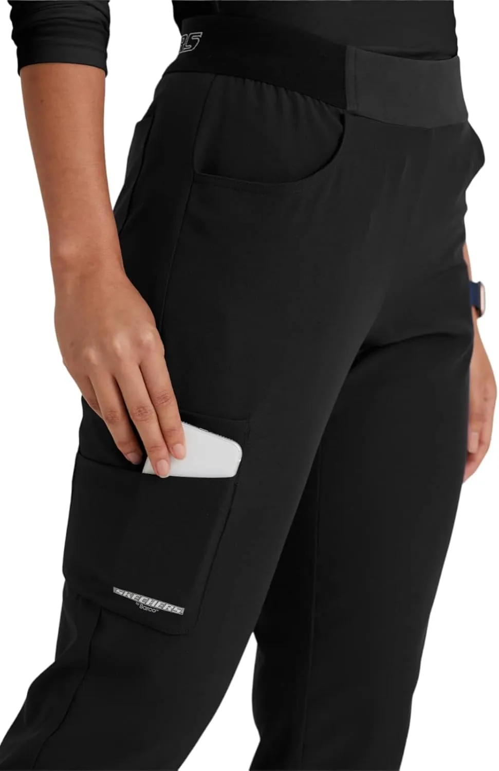 BARCO Skechers Vitality Electra Scrub Jogger for Women - Yoga Style Jogger, Mid-Rise, 4-Way Stretch Women's Scrub Pant