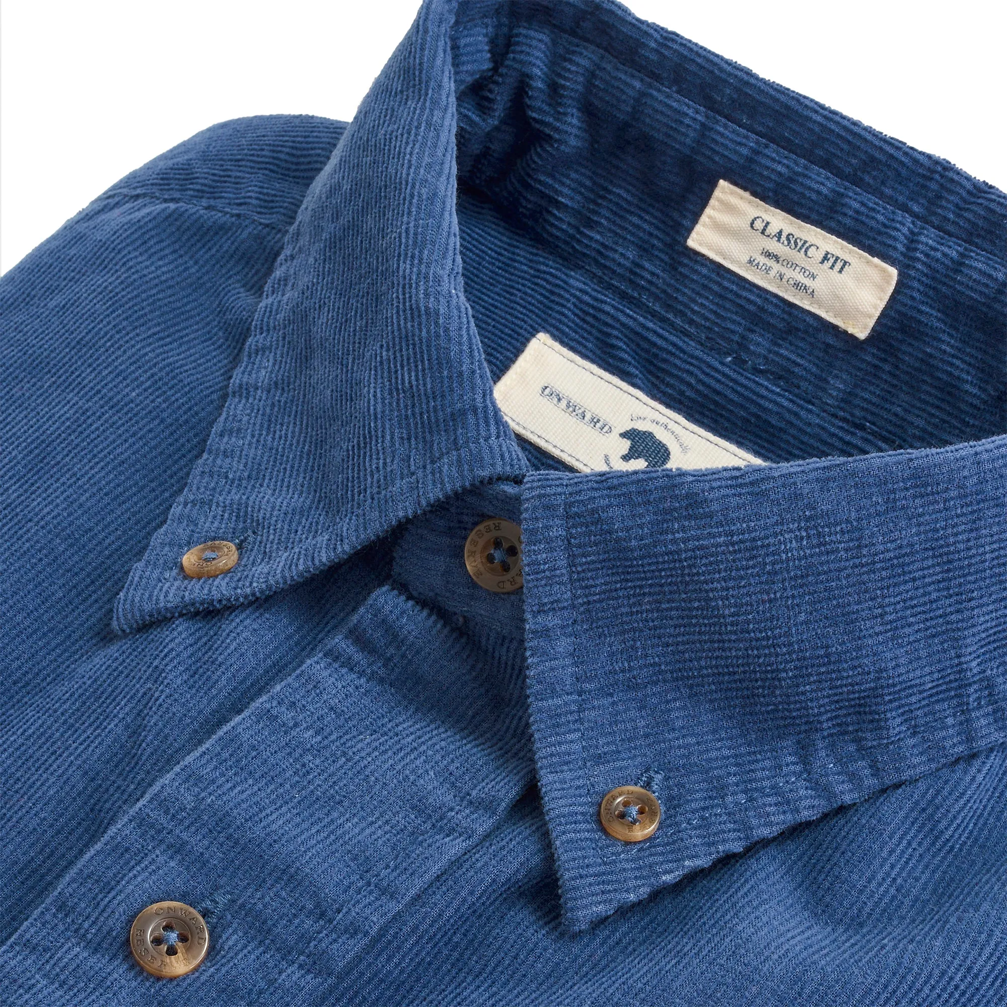Blue Indigo Field Corduroy Shirt