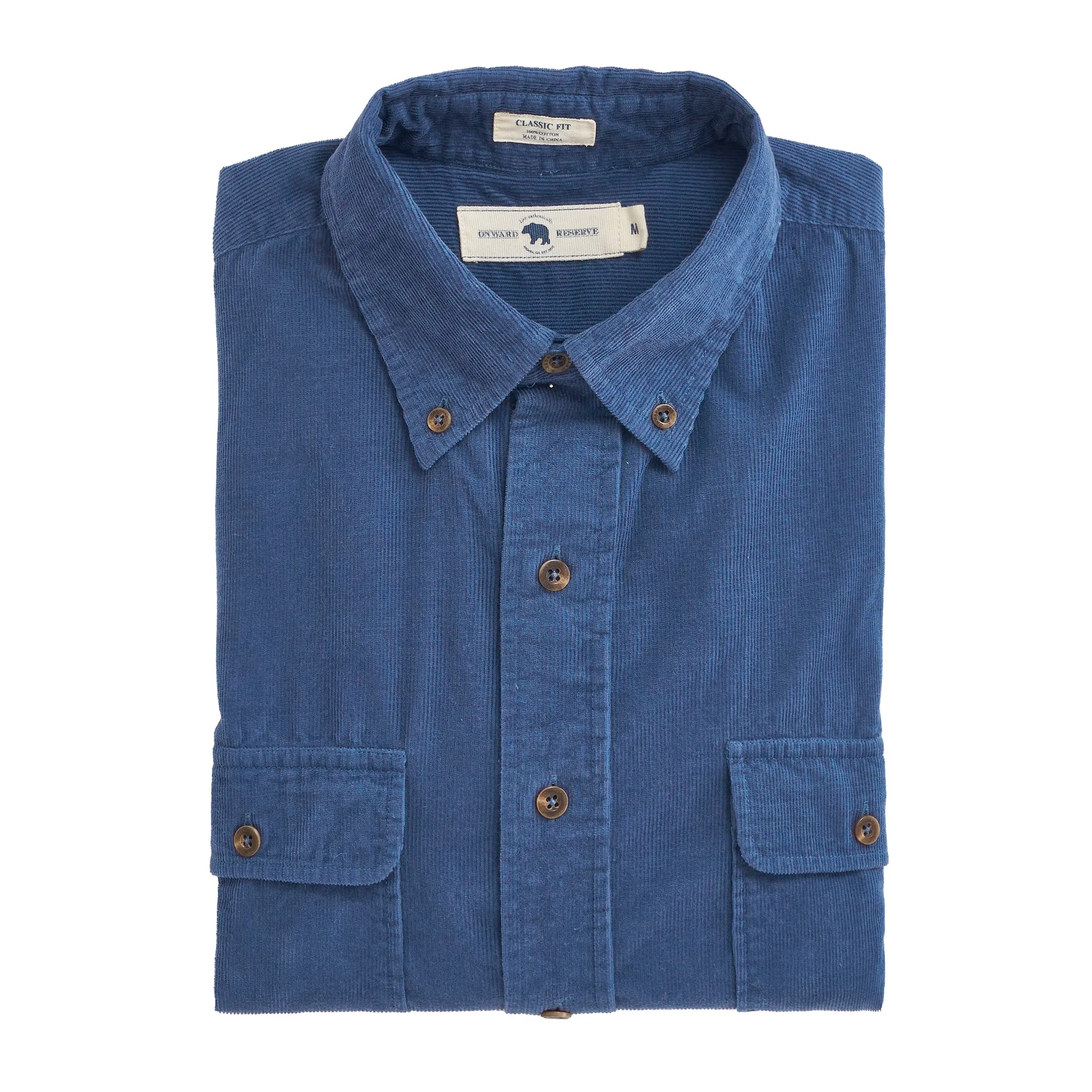 Blue Indigo Field Corduroy Shirt