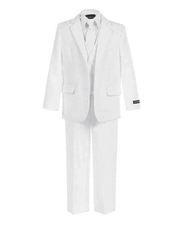 Boys White Suit (Classic Slim   Husky)
