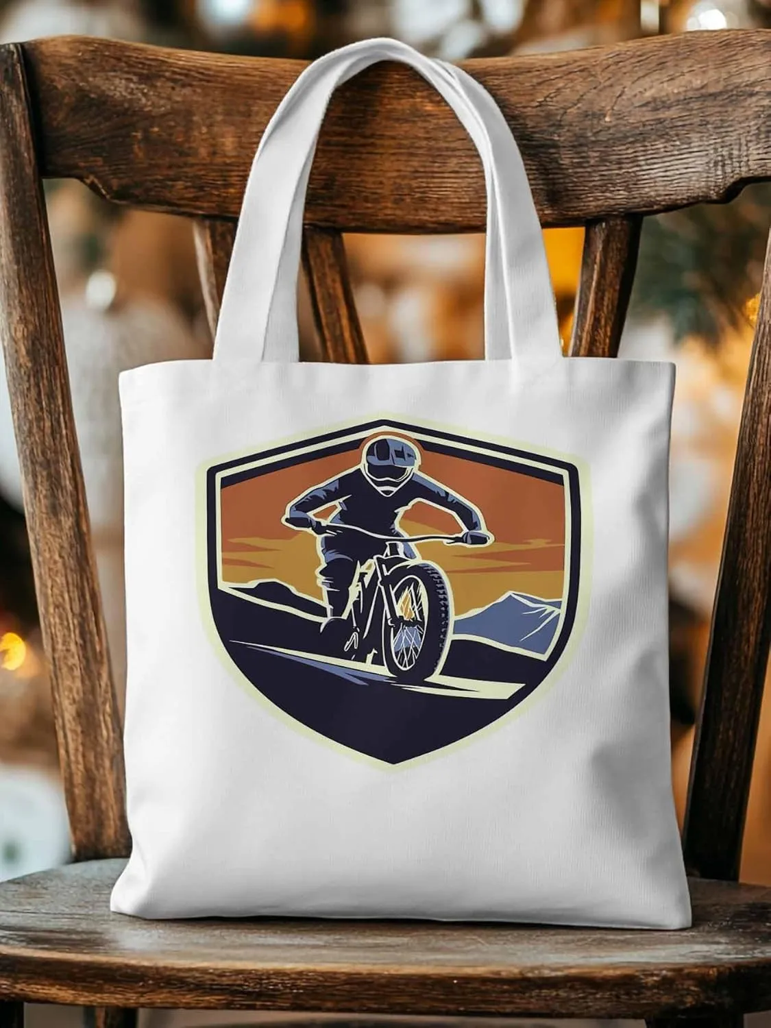 Canvas Tote Bag, Cartoons Extreme Sports Aesthetic Canvas Tote Handbags for Women Shoulder Bag,