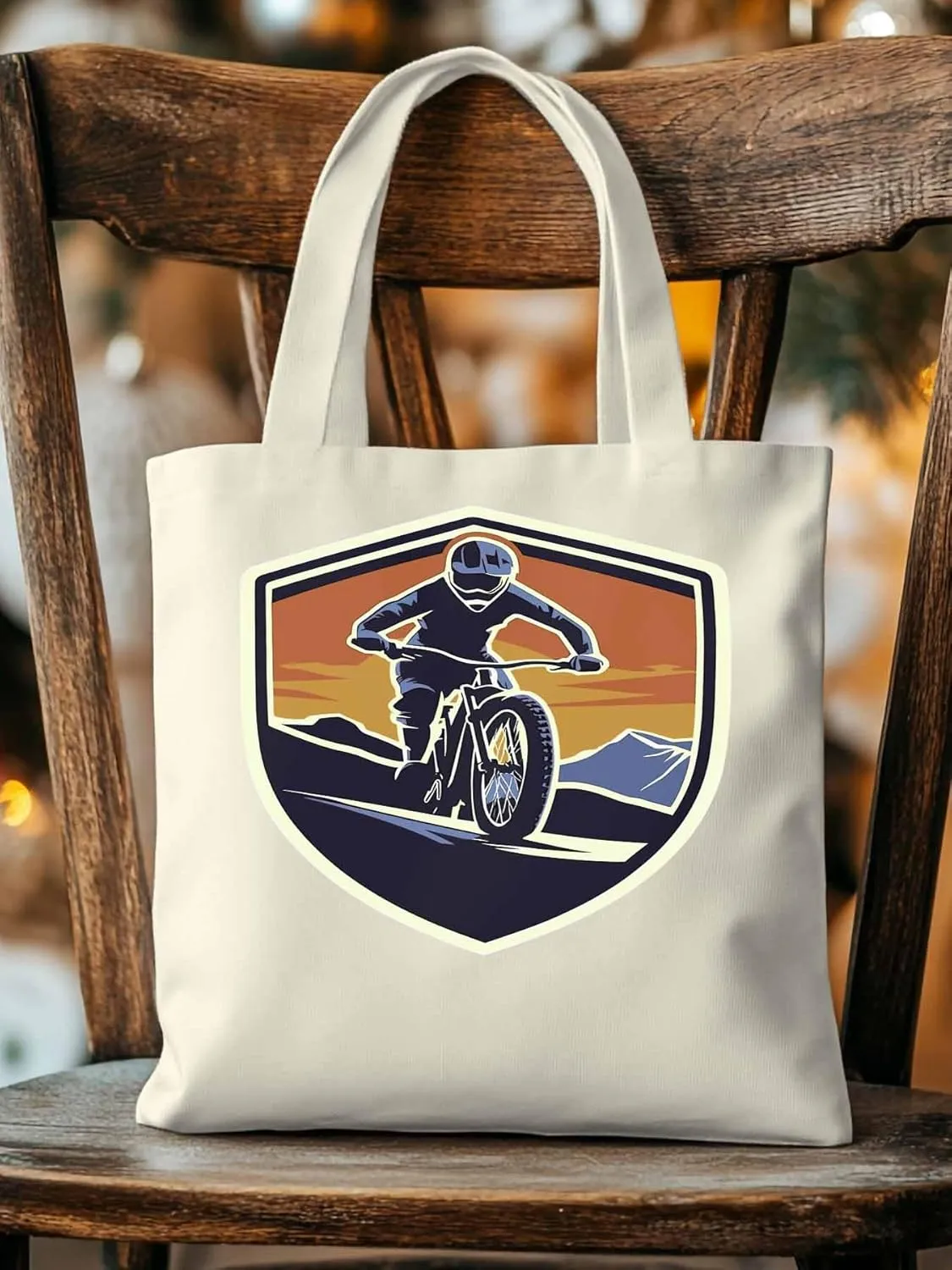 Canvas Tote Bag, Cartoons Extreme Sports Aesthetic Canvas Tote Handbags for Women Shoulder Bag,