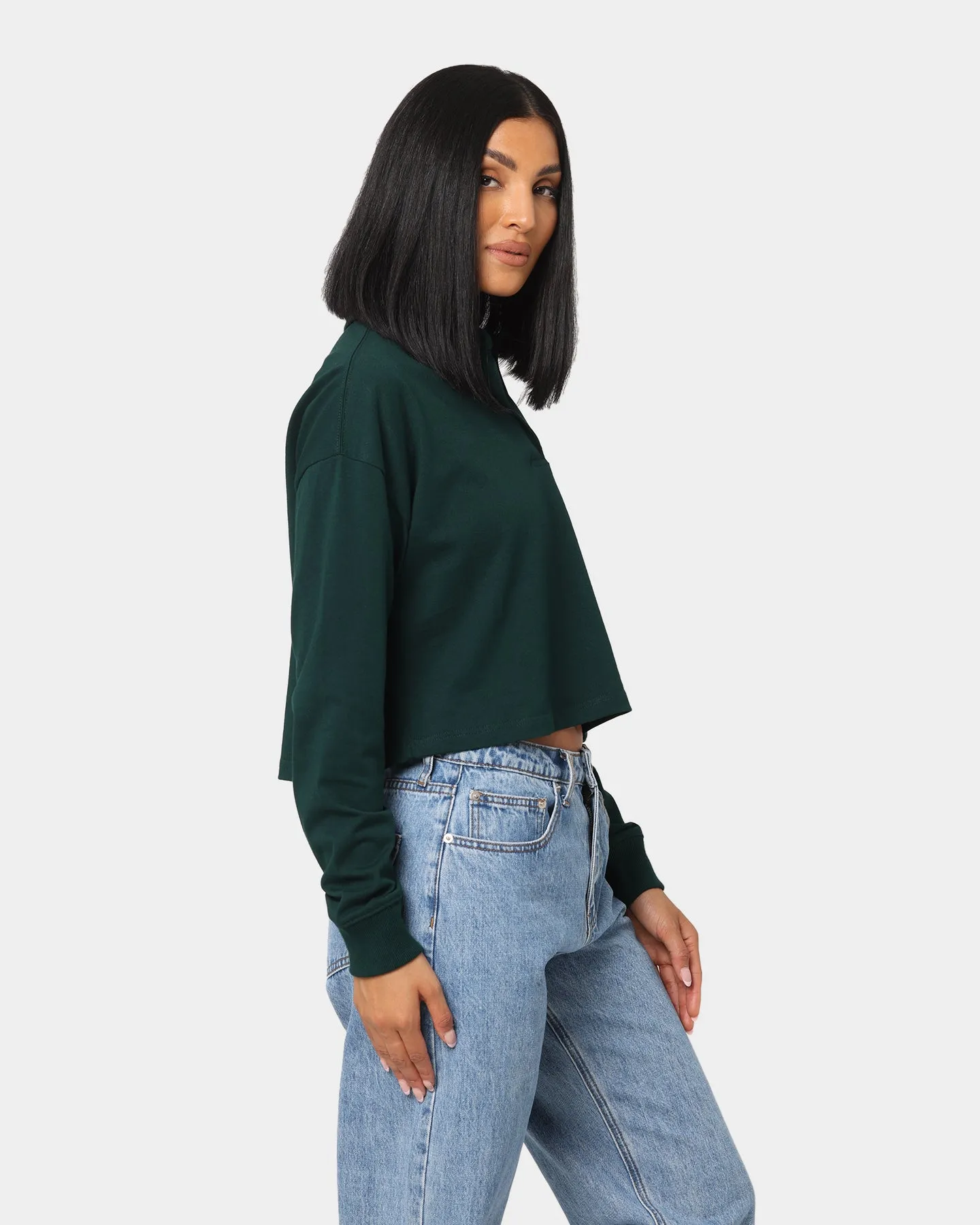 Champion Women's Heritage Varsity Polo Shirt Mid Field