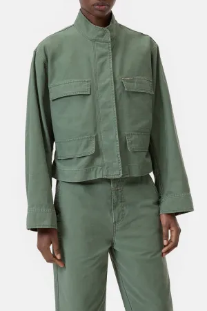 Closed Cropped Field Jacket