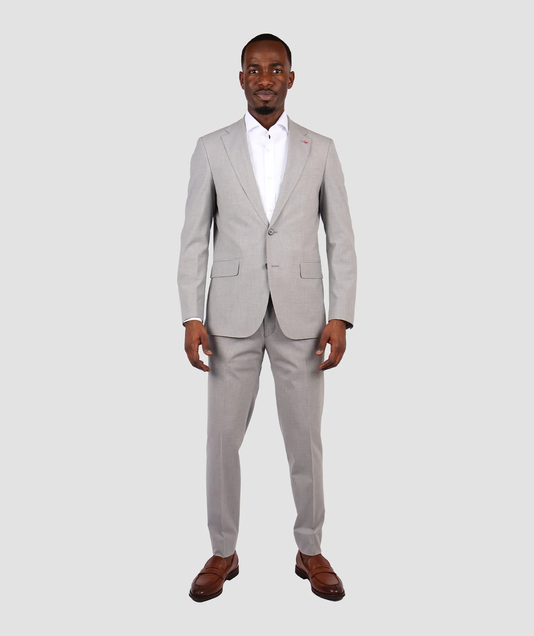 DS Damat Light Grey  Classic Suit -41% Wool