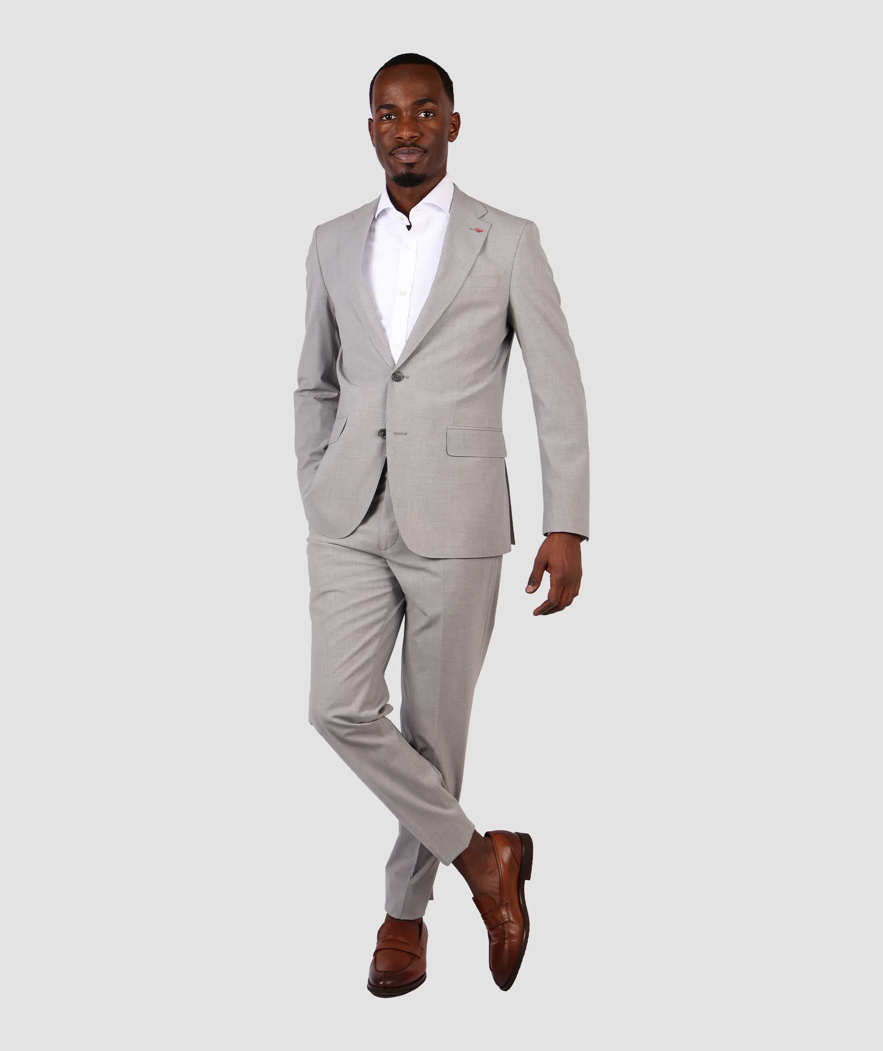 DS Damat Light Grey  Classic Suit -41% Wool
