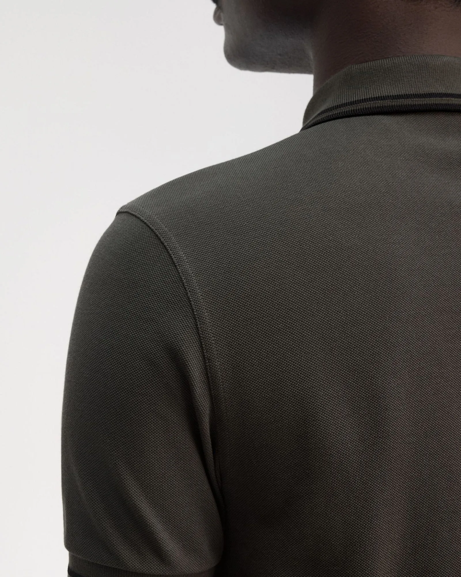 Fred Perry Twin Tipped Polo Shirt - Field Green / Black