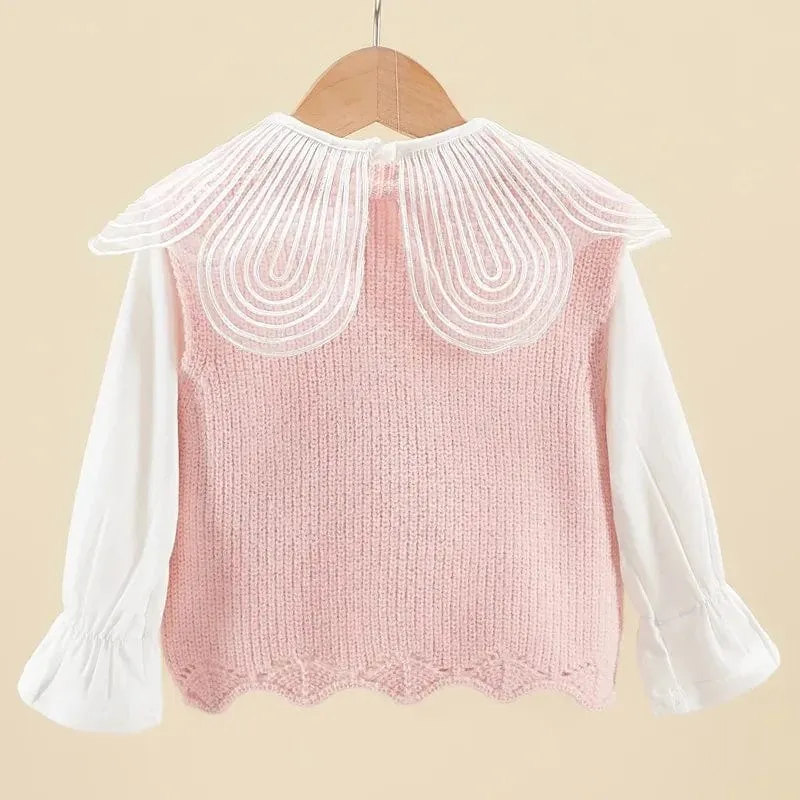 Girls Soft Knit Vest