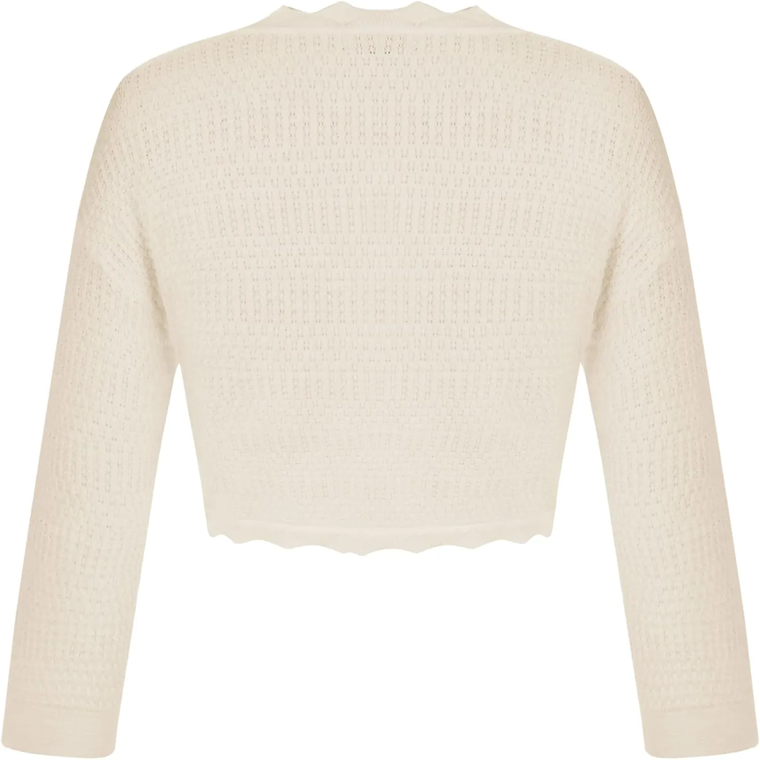 GRACE KARIN Women's 3/4 Sleeve Bolero Shrug Lightweight Open Front Cropped Cardigan Knit Shrugs for Dresses