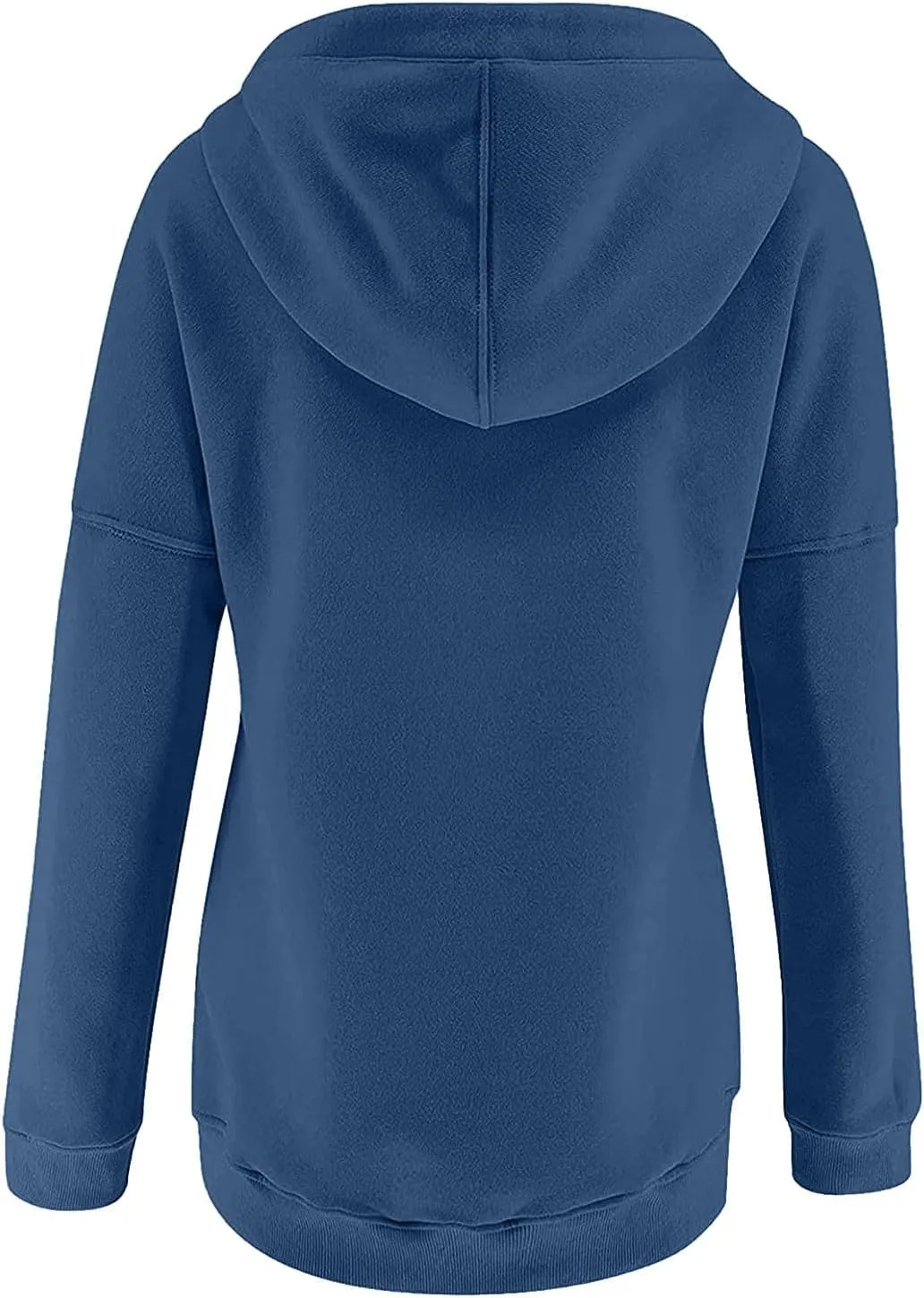 Hoodies for Women Fashion 2024 Long Sleeve Button up Pullover Sweatshirt Loose Casual Comfy Lightweight Fall Y2k Tops