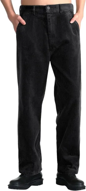 IDEALSANXUN Mens Corduroy Pants Flat Front Straight Leg Casual Pants