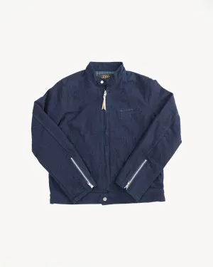 IHJ-135-IND - 13oz Oxford Cloth Riders Jacket - Indigo