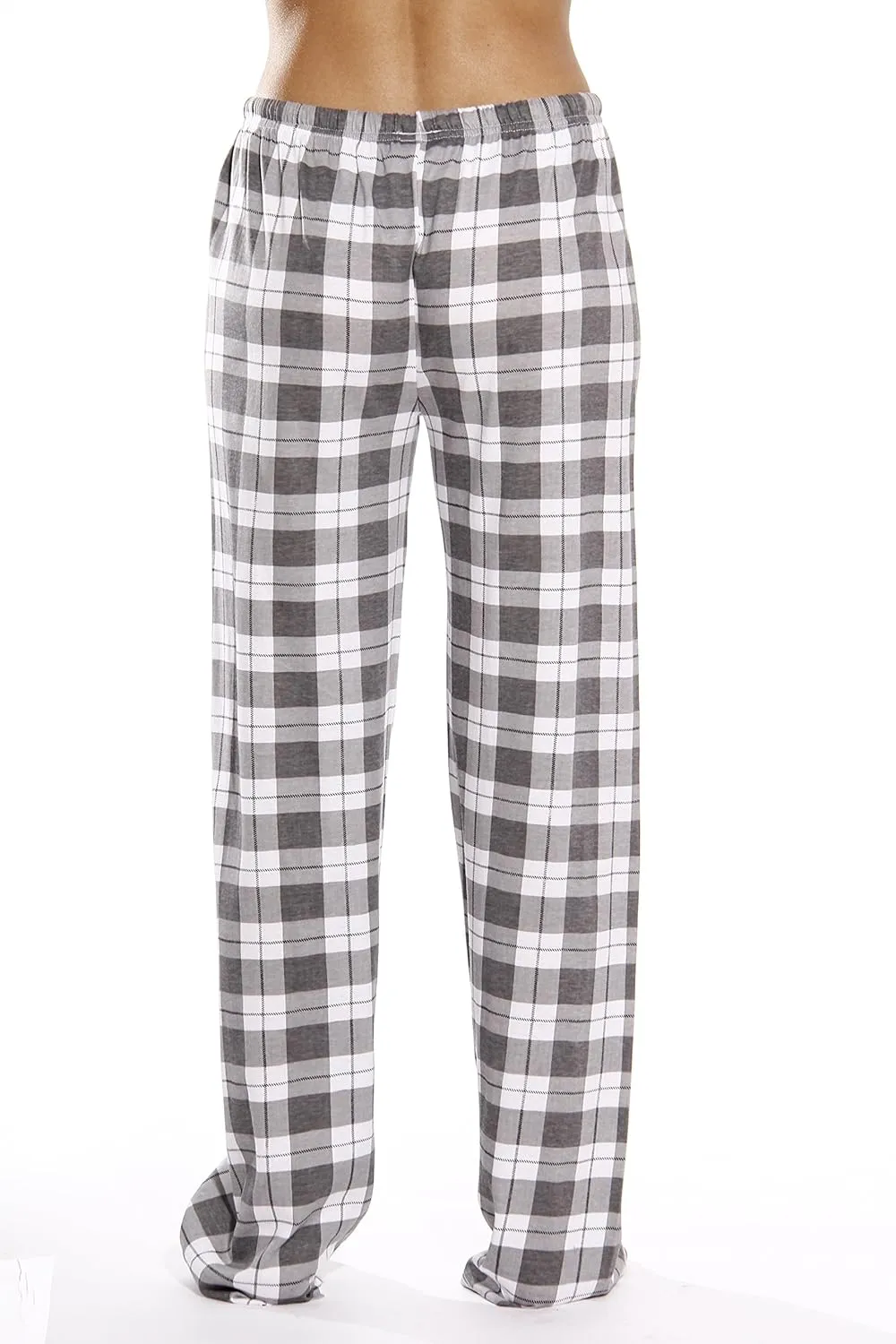 Just Love 100% Cotton Jersey Women Plaid Pajama Pants Sleepwear