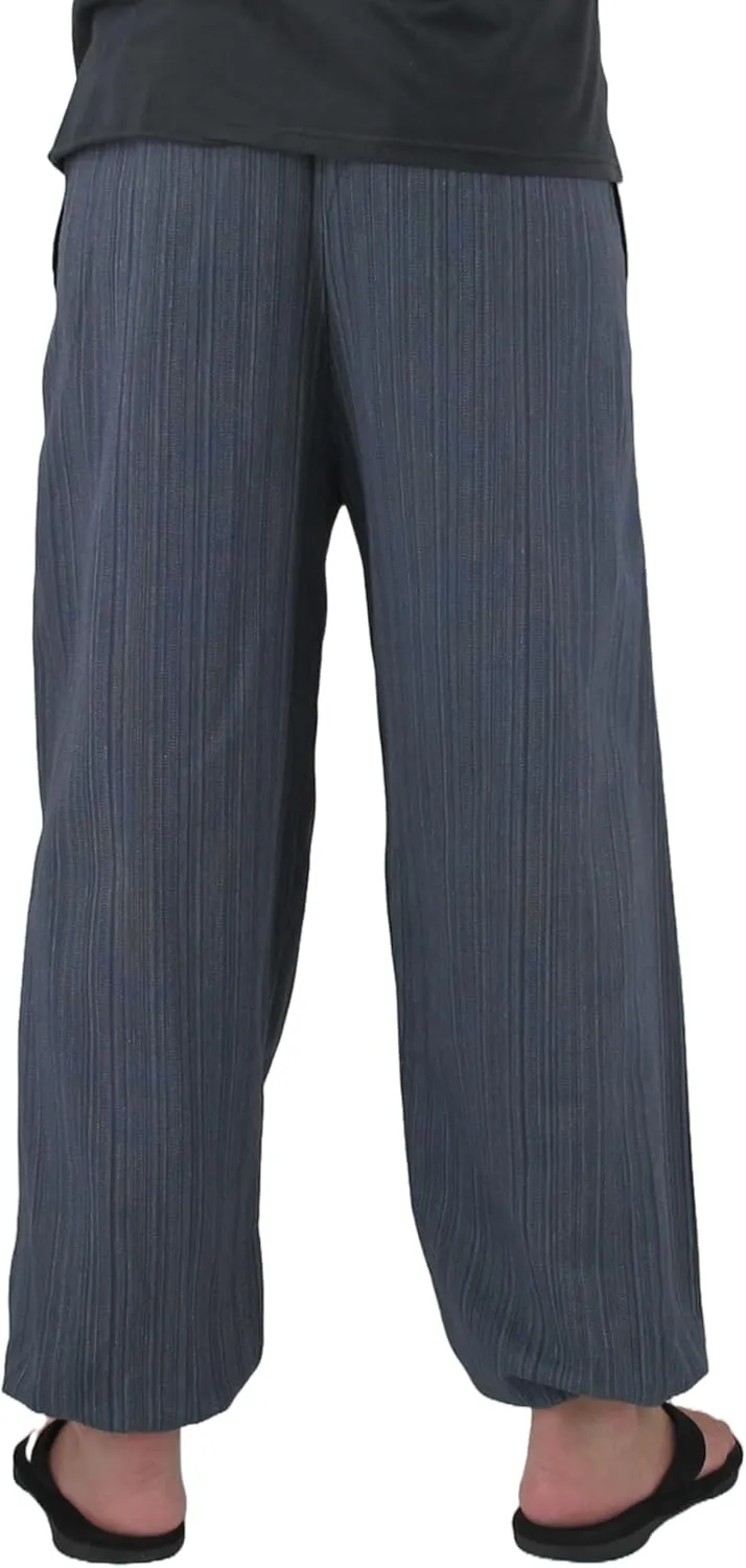 Love Quality Baggy Pants Men's One Size Cotton Harem Pants Hippie Boho Trousers