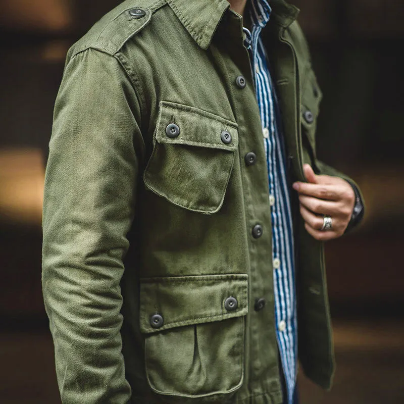 M65 Retro Military Style Field Cargo OG-107 Jacket