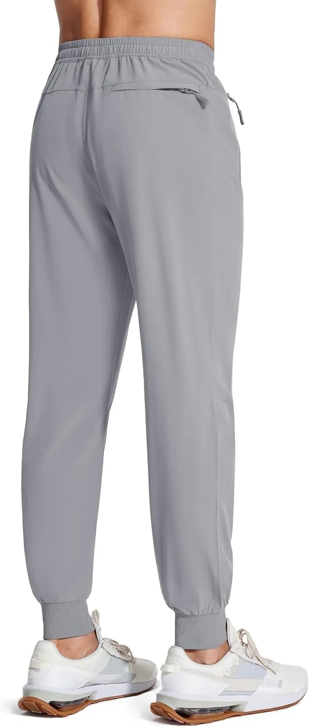 MAGCOMSEN Hiking Pants for Men Lightweight Athletic Pants Quick Dry with Zipper Pockets Running Track Workout Pants