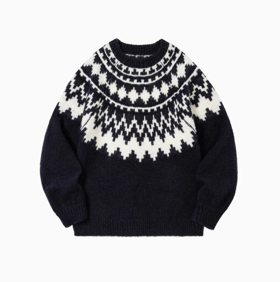 nordic knit sweater /     N4687