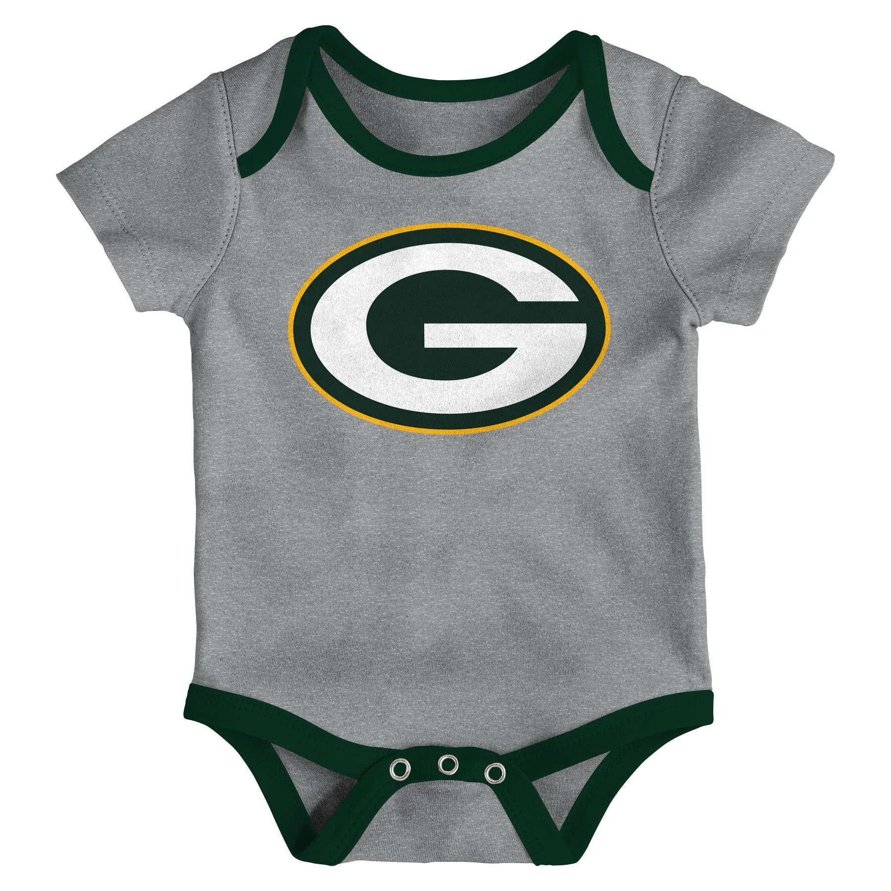 Packers Let's Go 3-Pack Bodysuit Set