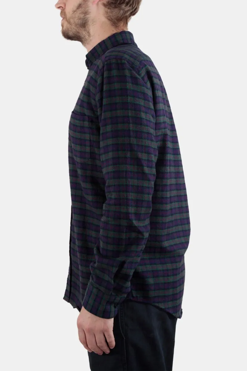 Portuguese Flannel Blom ESP Check Shirt (Blue / Purple)