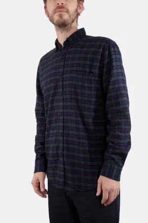 Portuguese Flannel Blom ESP Check Shirt (Blue / Purple)