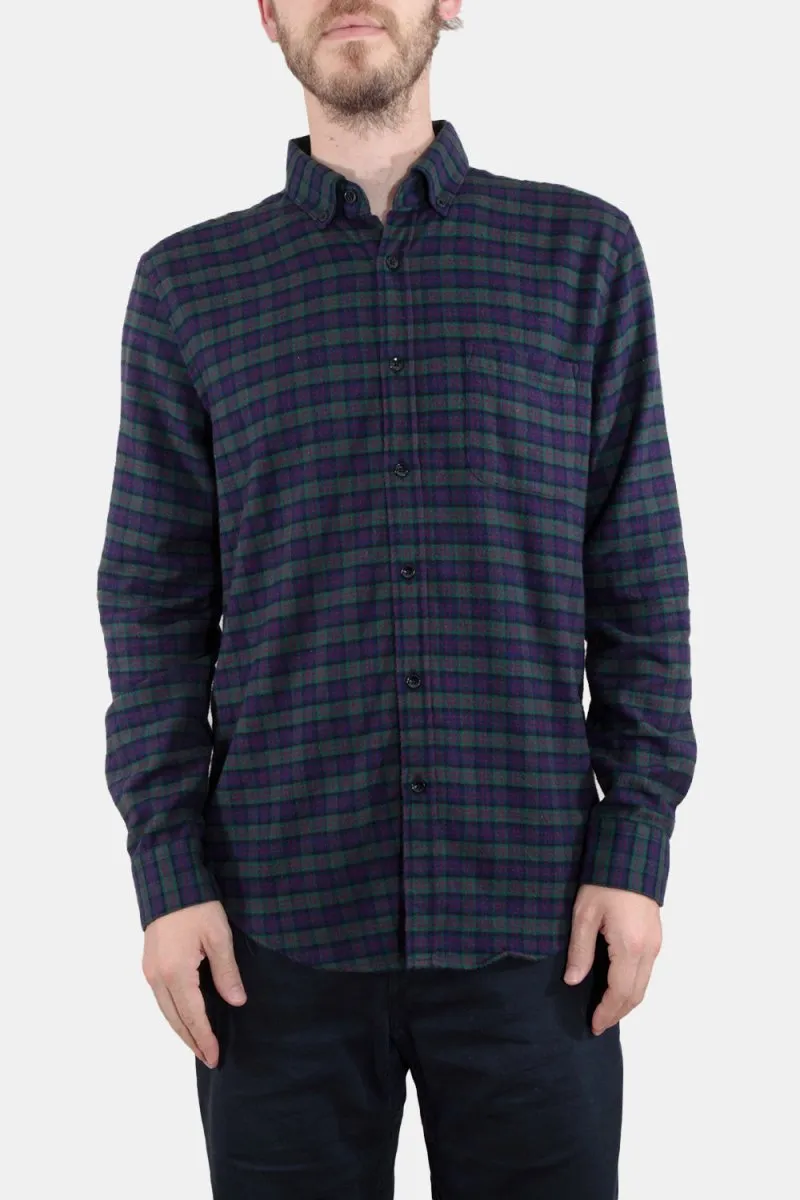 Portuguese Flannel Blom ESP Check Shirt (Blue / Purple)