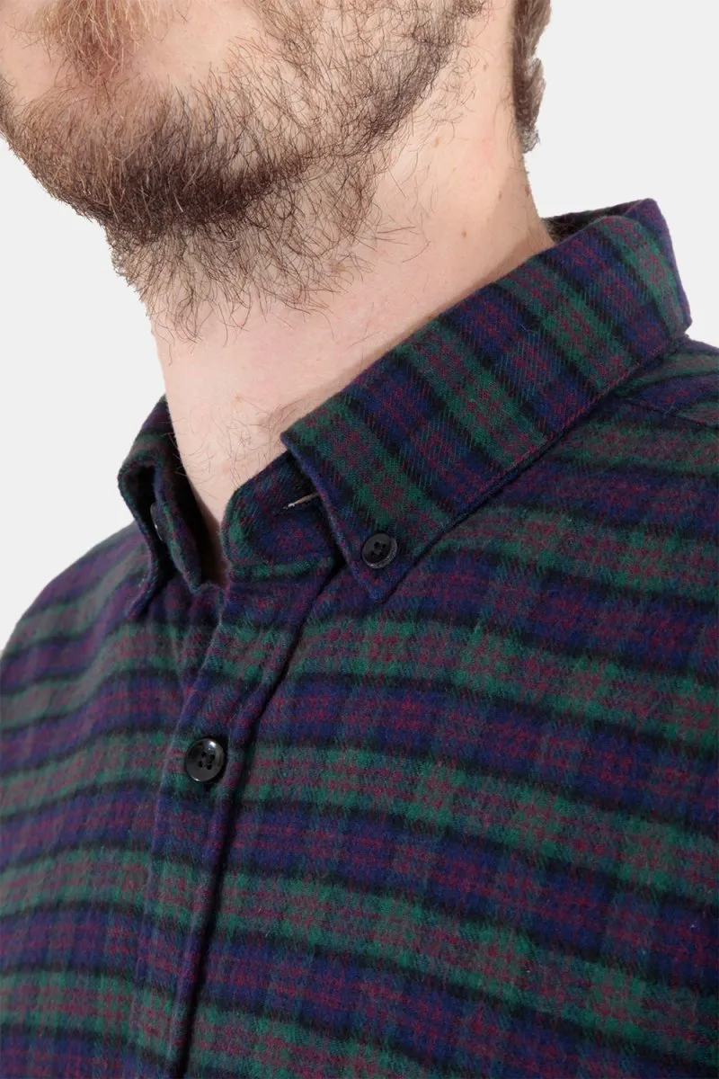 Portuguese Flannel Blom ESP Check Shirt (Blue / Purple)
