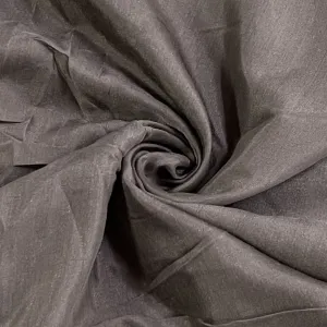 Premium Dusky Brown Solid Shantoon Fabric