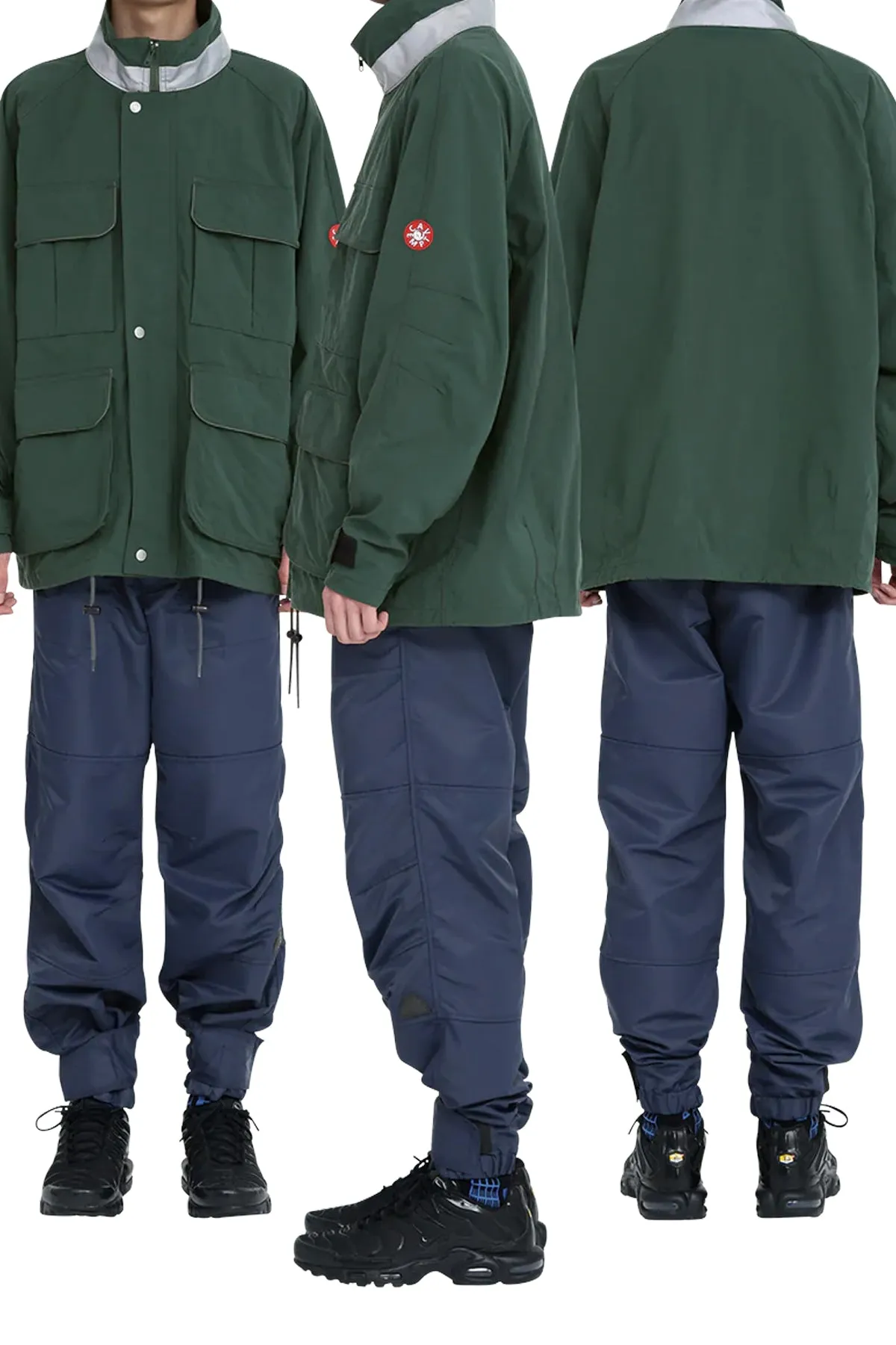 REFLECT COLLAR ZIP JACKET