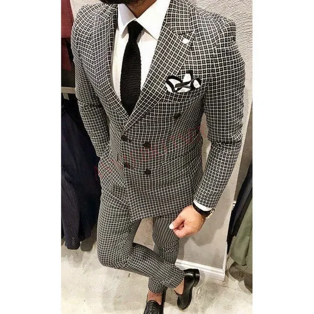 Slim Fit Fashion Men's Suit