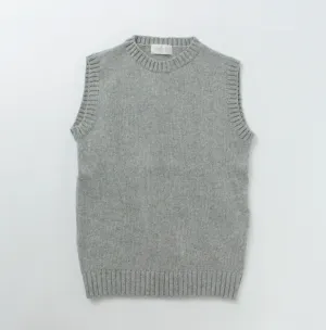 SOGLIA / Landnoah British Wool Crew Neck Knit Vest