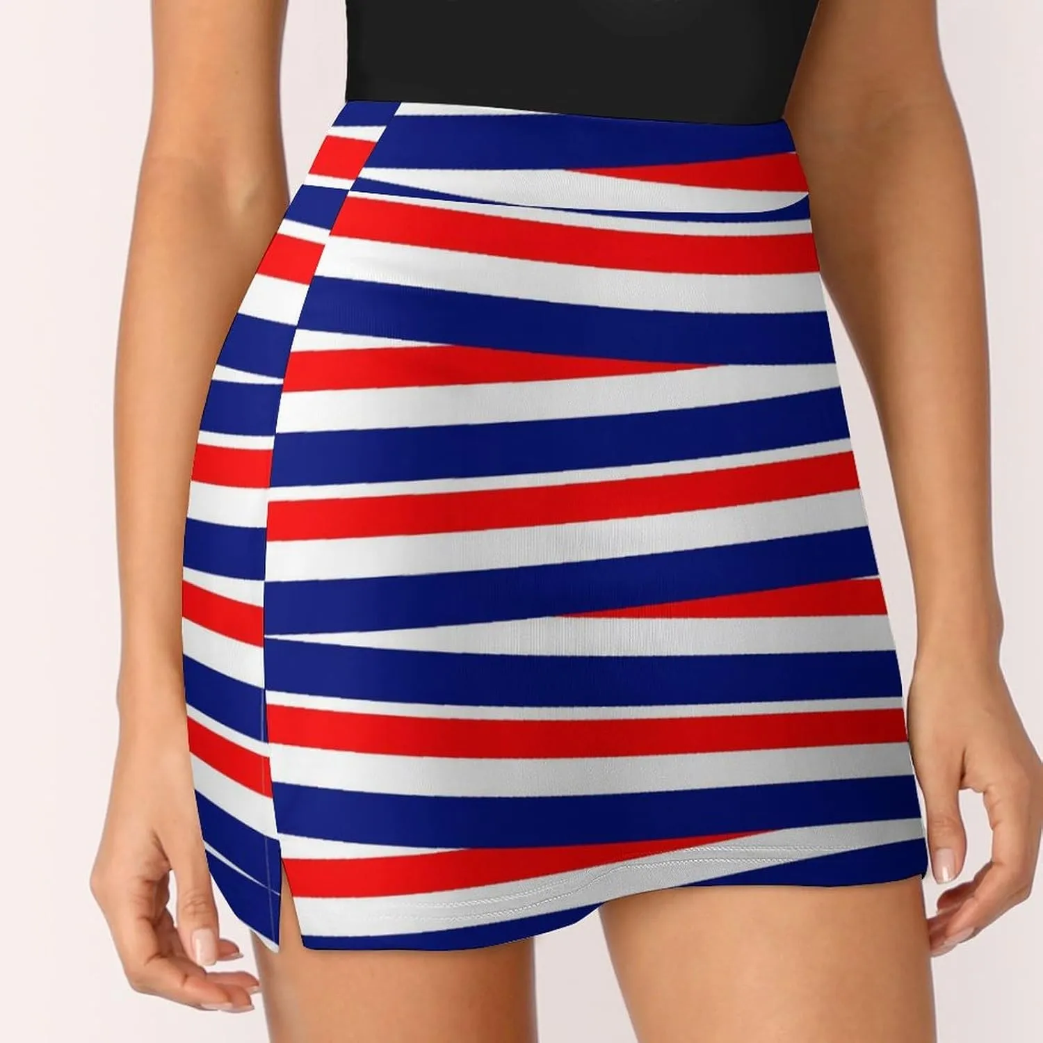 TAIZIYEAH American Flag Black Tennis Skirts for Women Athletic Golf Skorts Loose