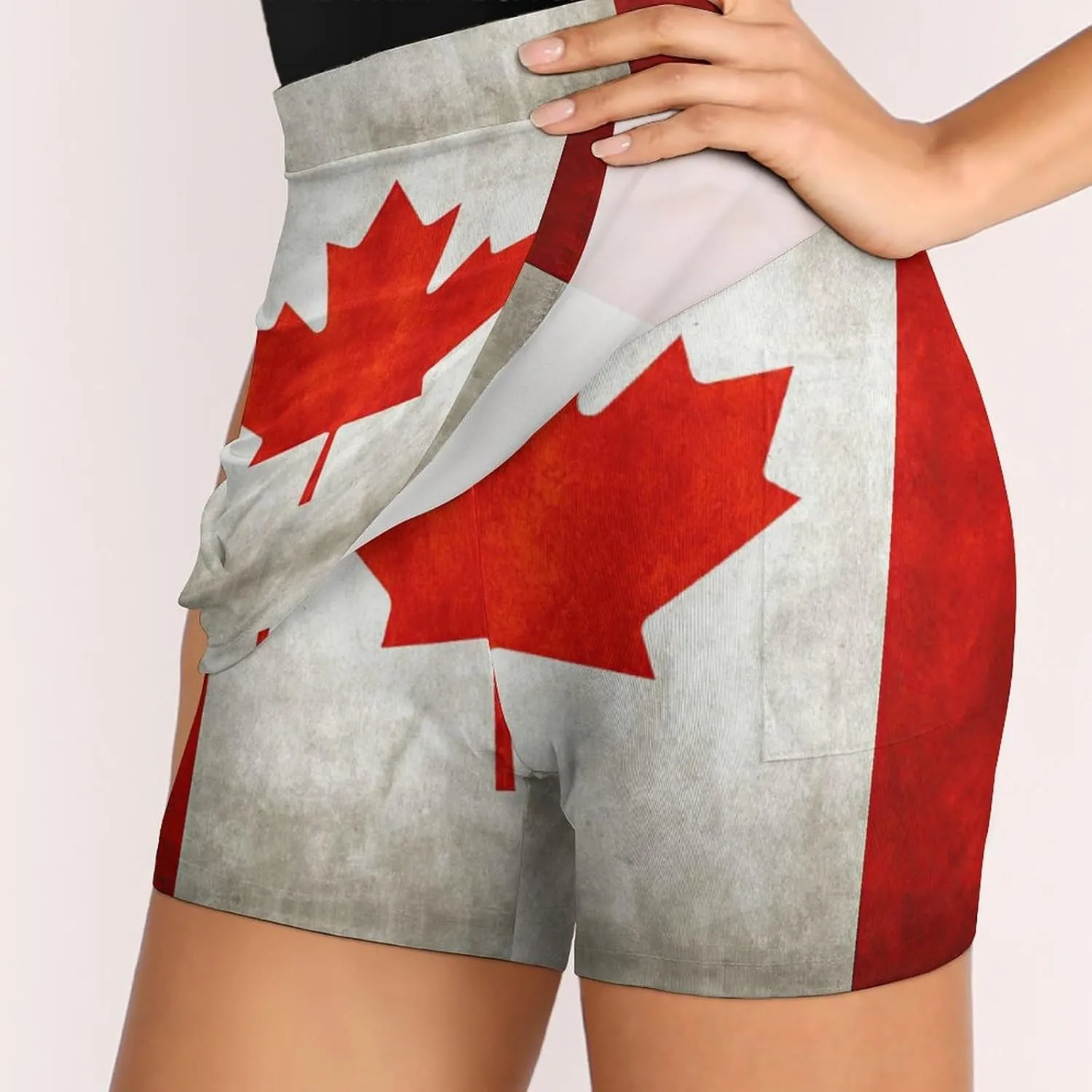 TAIZIYEAH American Flag Black Tennis Skirts for Women Athletic Golf Skorts Loose