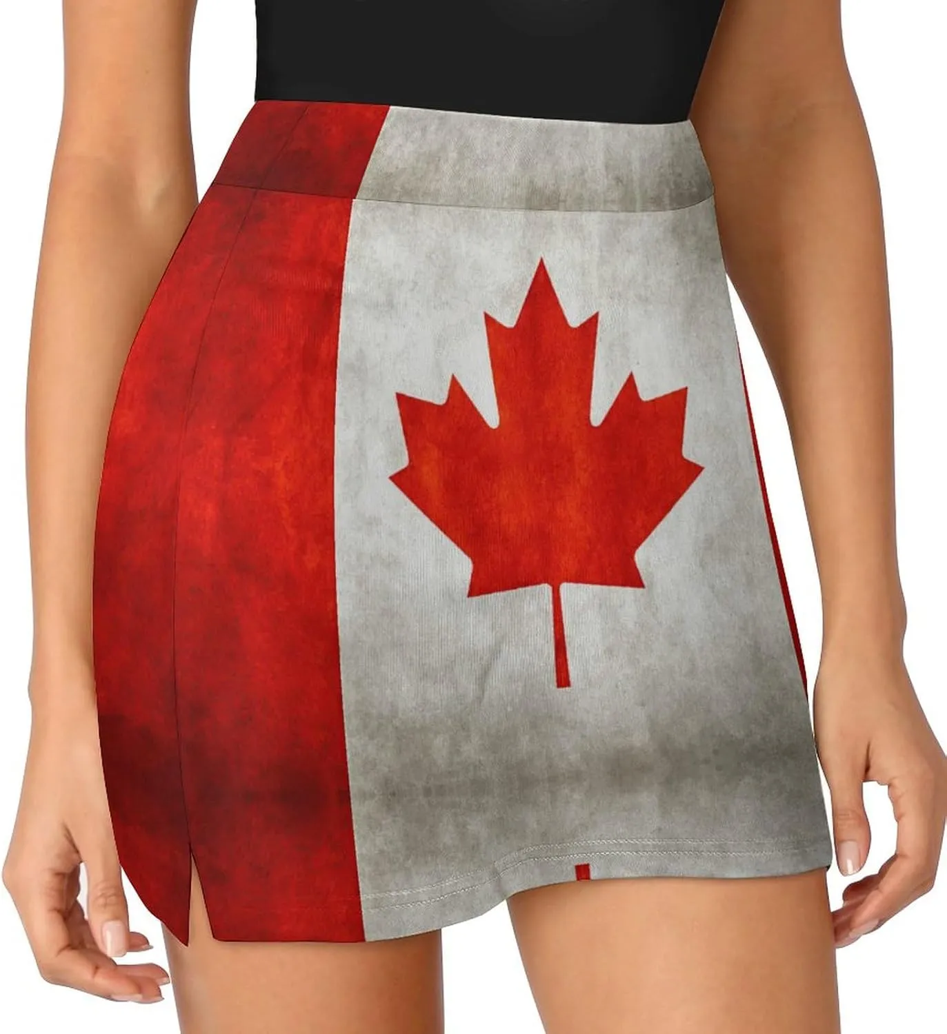 TAIZIYEAH American Flag Black Tennis Skirts for Women Athletic Golf Skorts Loose
