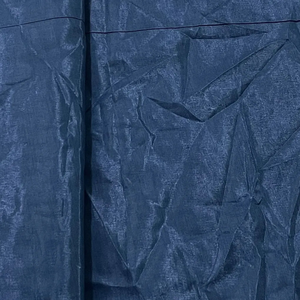 Teal Blue Solid Shantoon Fabric