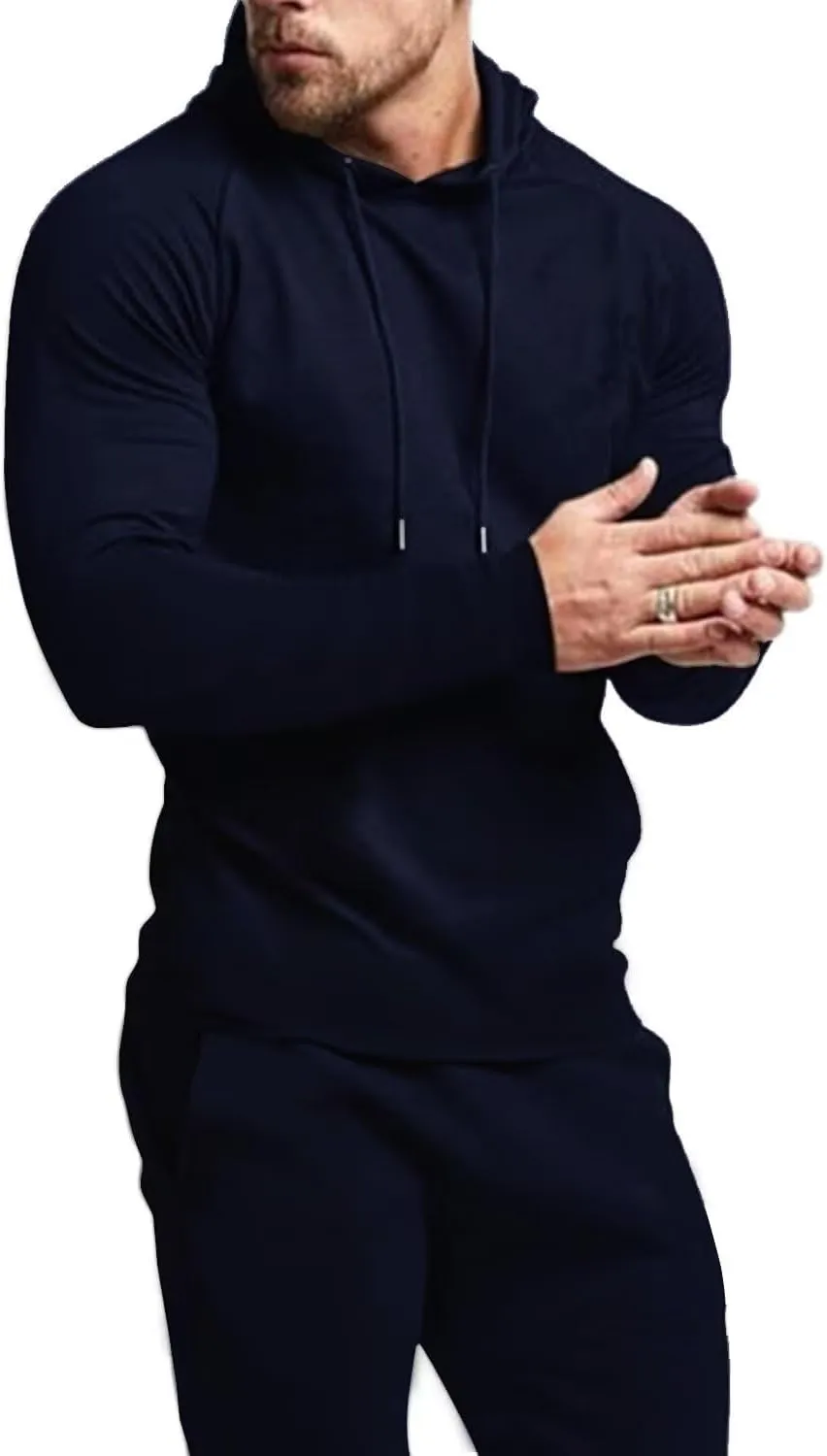 Uni Clau Men's Tracksuit 2 Piece Set Sweatsuits hoodies and Sweatpants Athletic jogging suits sets Casual
