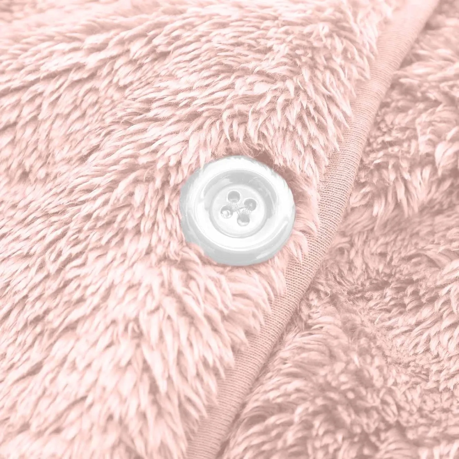Women' s Fluffy Pajamas Set Fuzzy Fleece Button Down Tops Pants Loungewear Set Plush Pjs Loose Sleepwear with Scarf