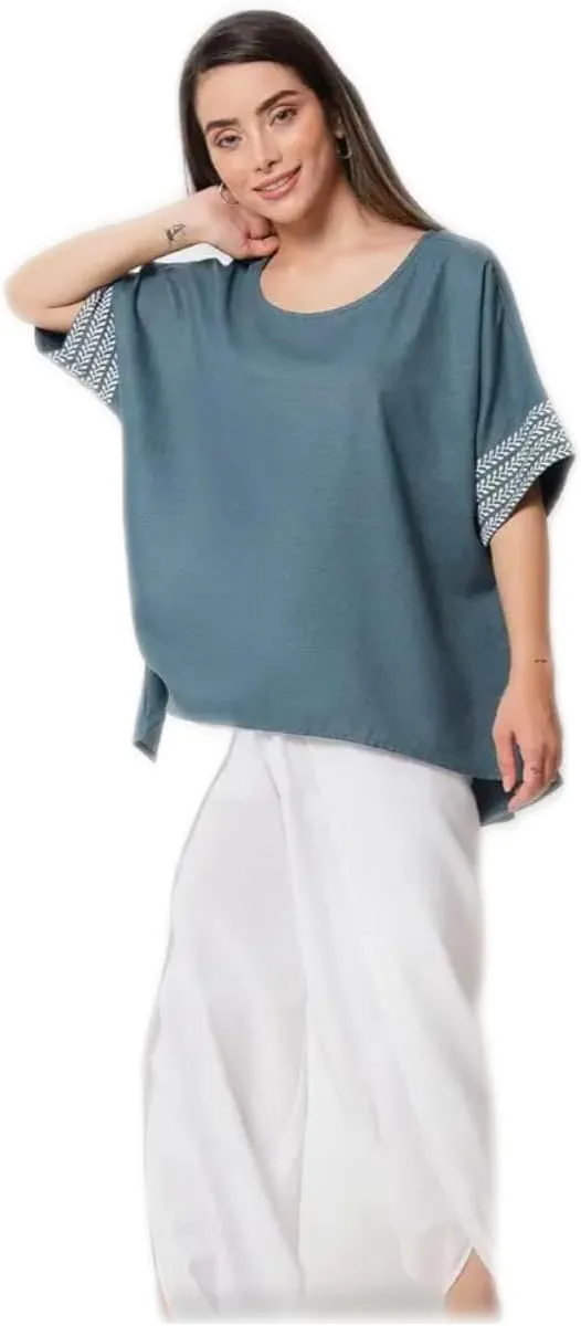 Women's Cotton Solid Harem Dhoti Pants for Casual FusionWear Workwear White