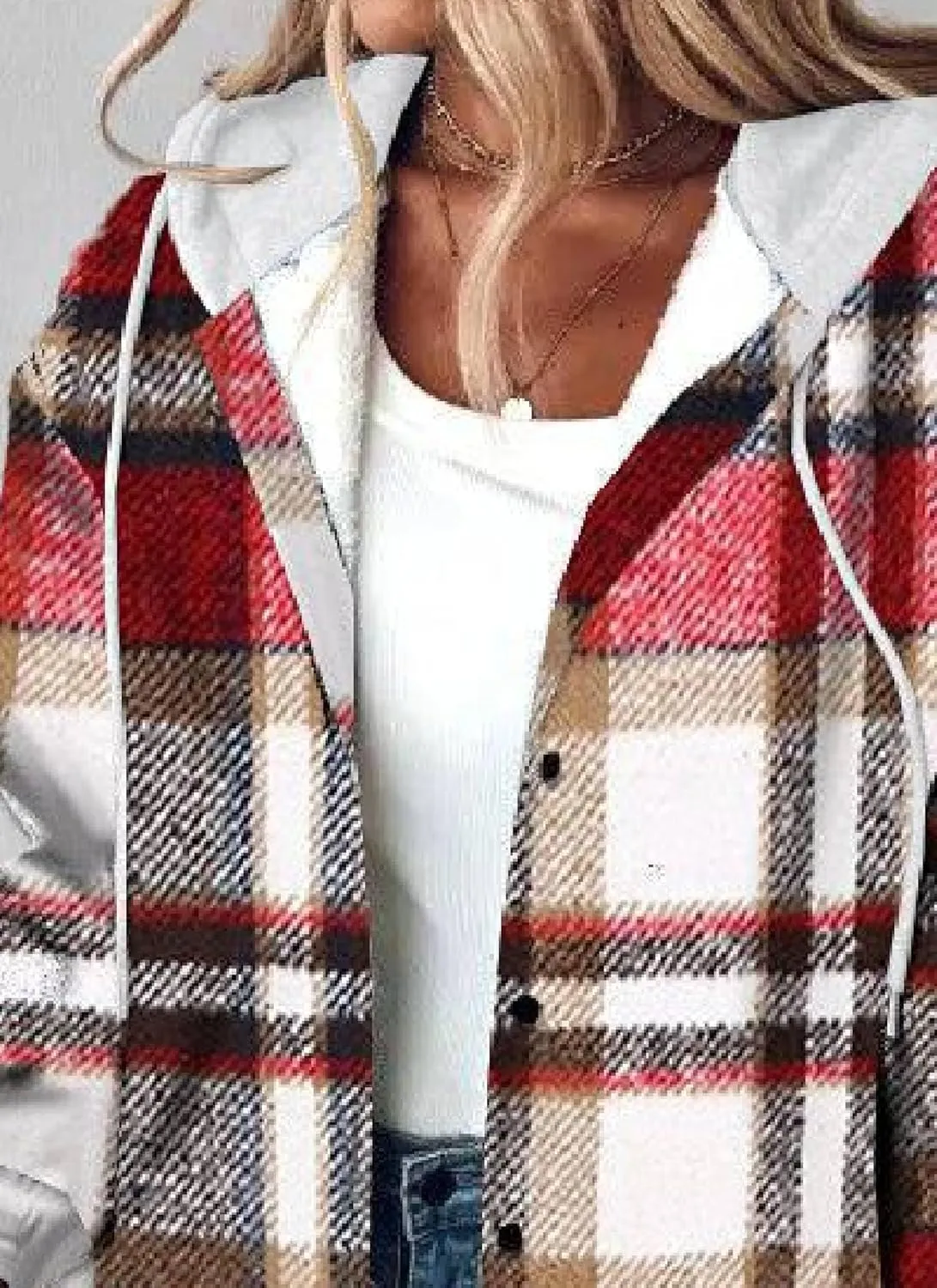 Women's Fall Fashion 2024 Oversized Sweatshirt Casual Long Sleeve Multicolor Print Button Down Hoodies