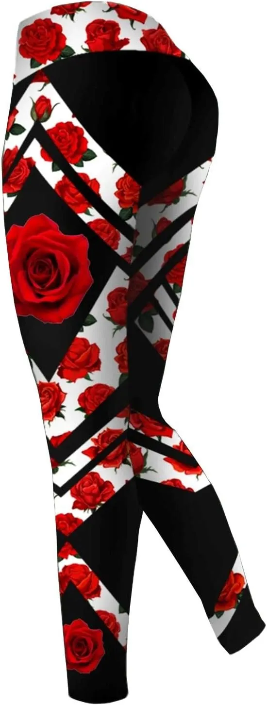 Womens Sugar Skull Yoga Outfits for Women 2 Piece Sets, Summer Tank Tops Leggings Workout Activewear for Girls