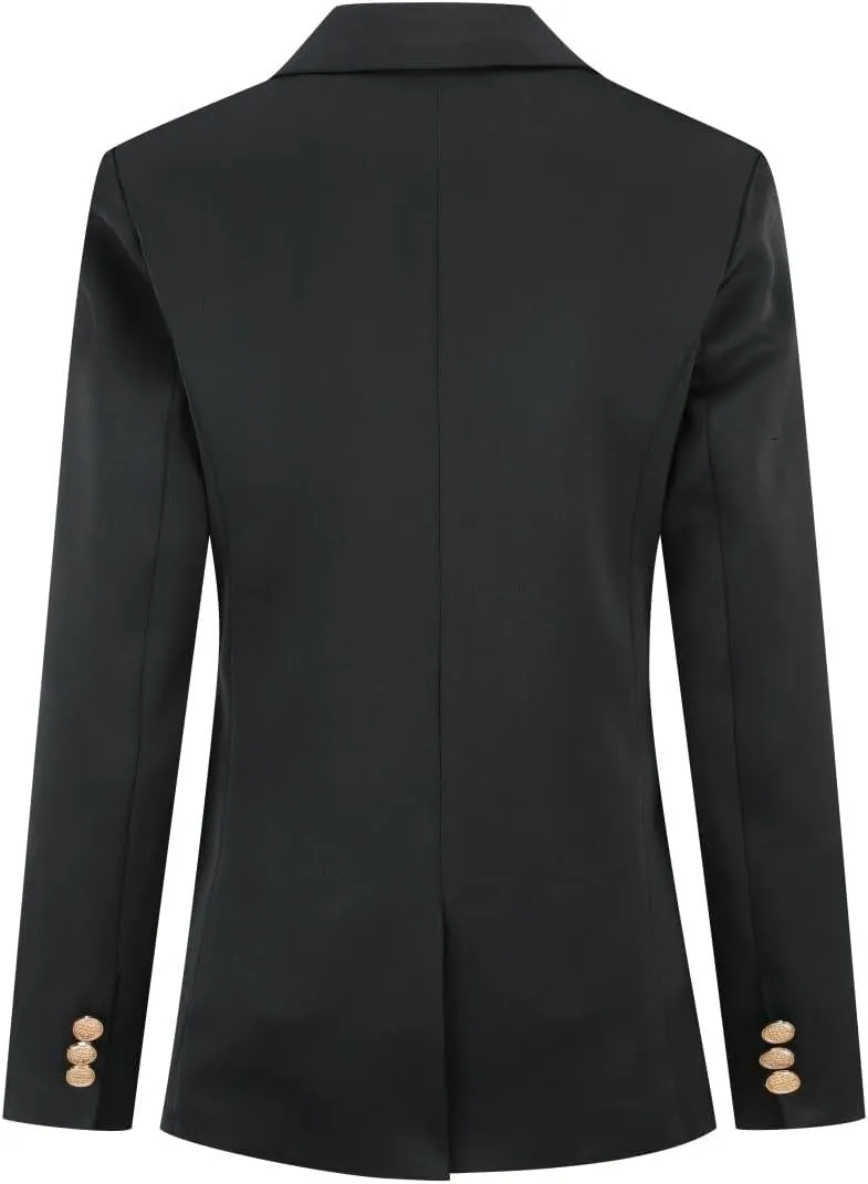 YYNUDA Women's Business Suit Set Ladies 2 Piece Office Work Solid Blazer Jacket and Pants