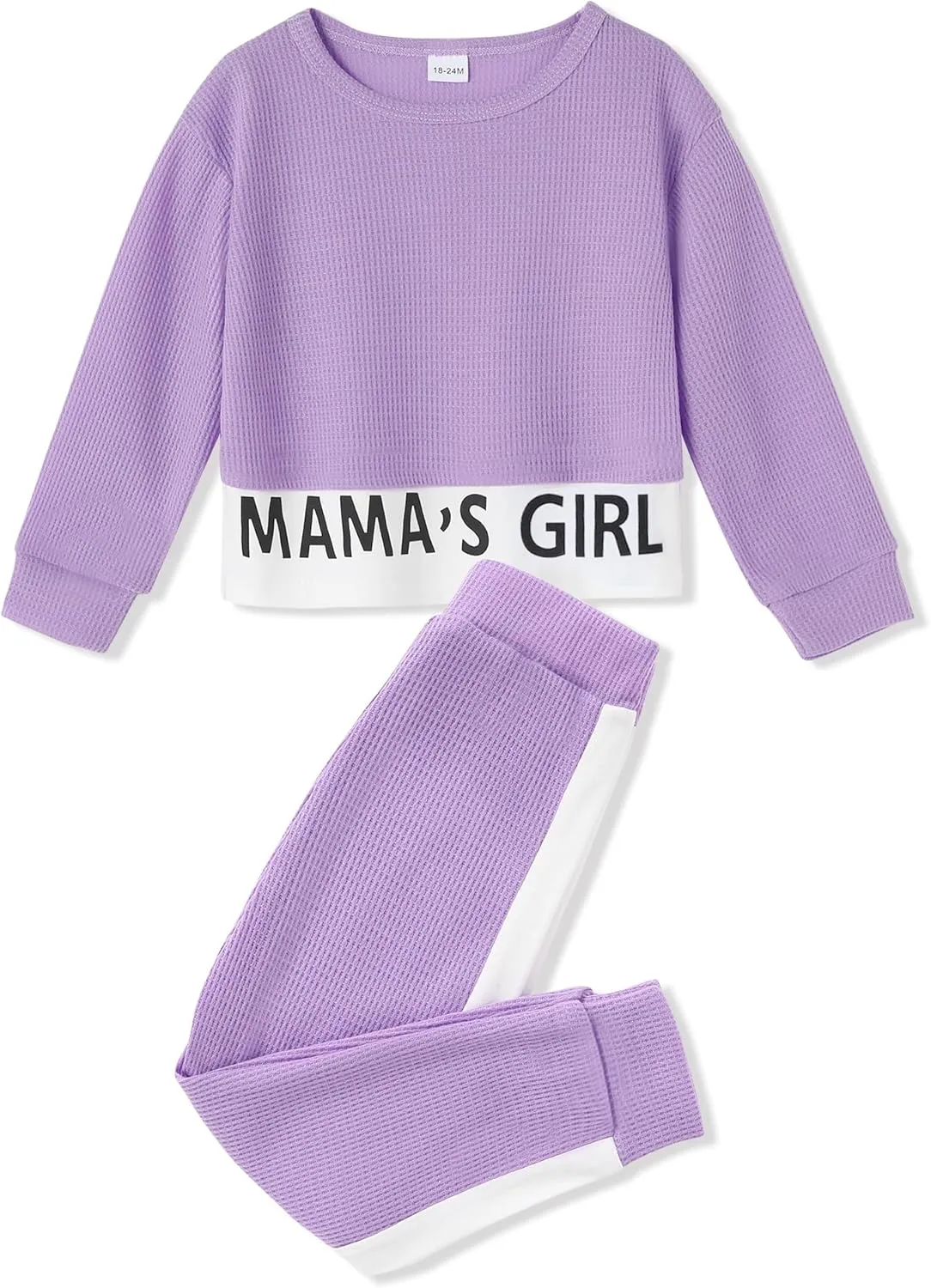 ZOEREA Toddler Baby Girls Clothes Outfits Long Sleeve Pullover Sweatshirt Tops   Pants Set Fall Winter Sweatsuits 1-6T